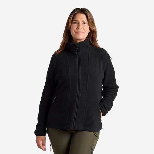 Tuxer Camilla dame plys jakke - Sort