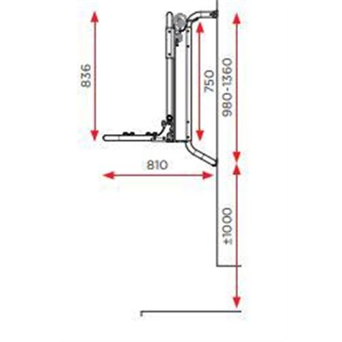 Cykelholder til 2 cykler Prostor 12 V. 