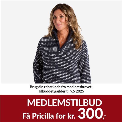 Tuxer Pricilla Striktrøje - Navy