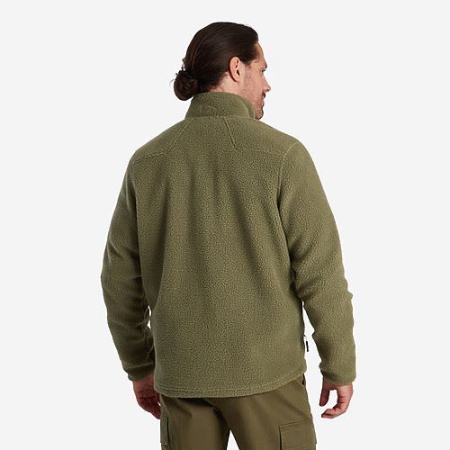 Tuxer Curt - blød plysjakke - Geo Green 