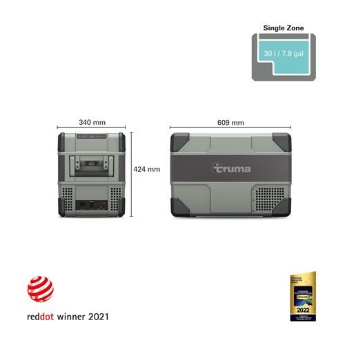 Kompressorkøleboks Truma Cooler C30 - 12/230V