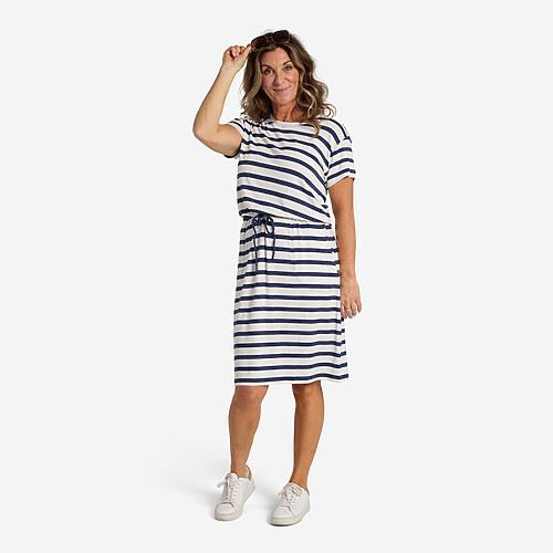 Tuxer Caitlin kjole - Navy Stripes