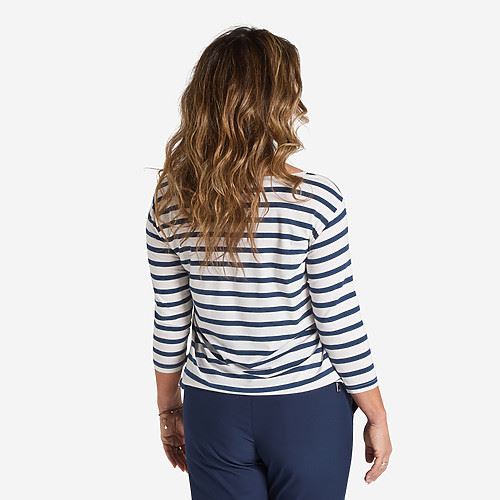 Tuxer Carissa bluse - Navy Stripes
