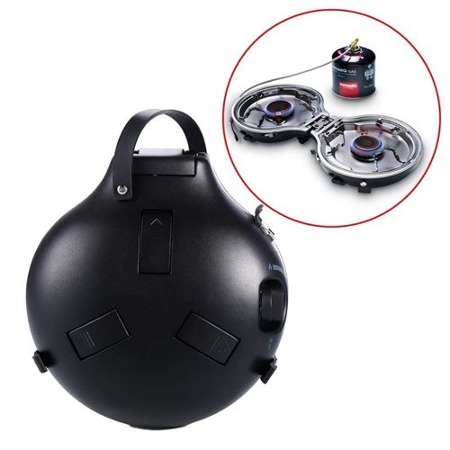 NomadiQ foldbar gasblus m/2brænder - BESTILLINGSVARE