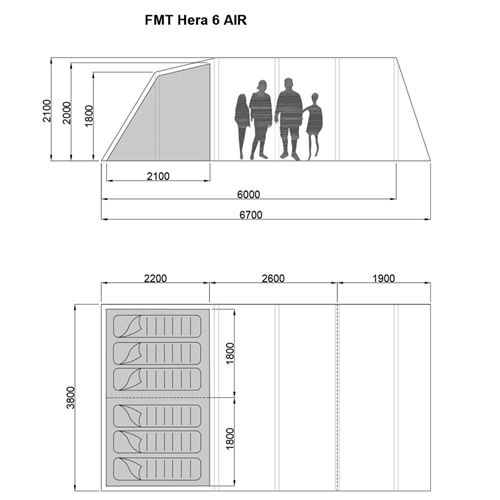 FMT Hera 6 luft telt