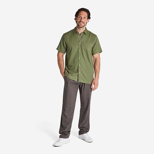 Tuxer Frank Hør skjorte Str. 3XL - Oliven