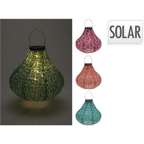 Solcelle Rislampe "Pæreformet"