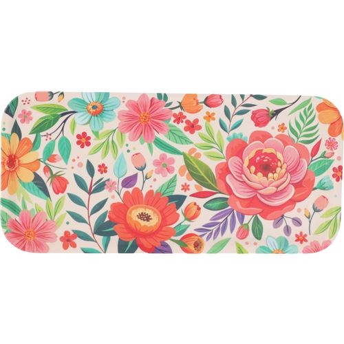 Serveringsbakke m/Blomster