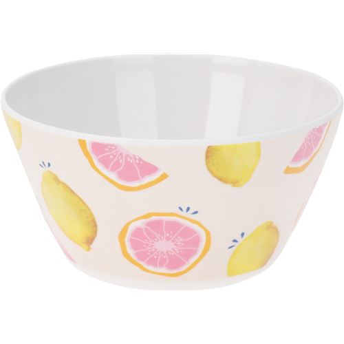 Müsli skål i melamin m/citrus frugt