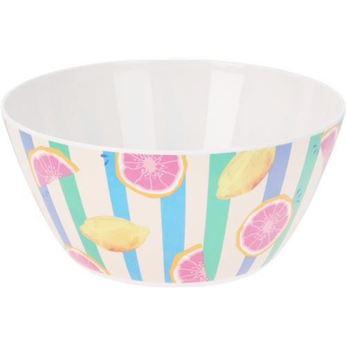 Salat skål i melamin m/citrus frugt
