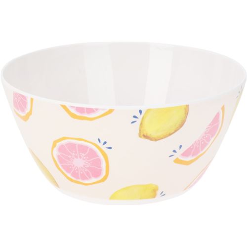 Salat skål i melamin m/citrus frugt