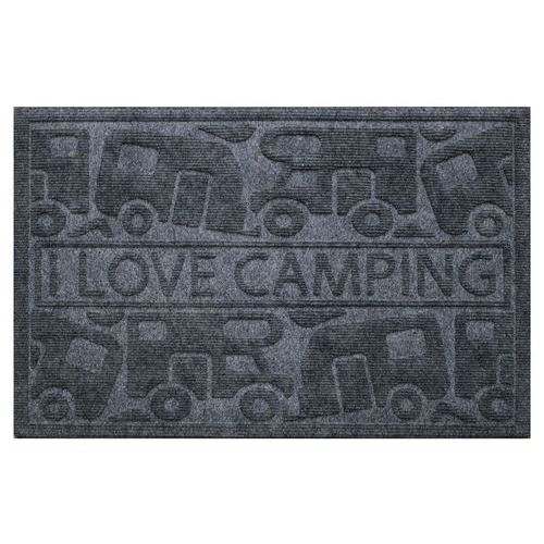 Dørmåtte "I love camping" 40 X 60 cm