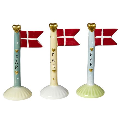 Speedtsberg Keramik Flag 14 cm. - "Far"