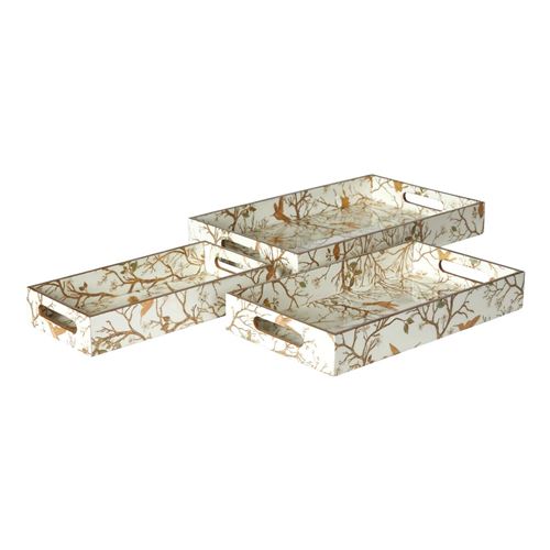 Bakke hvid/guld medium