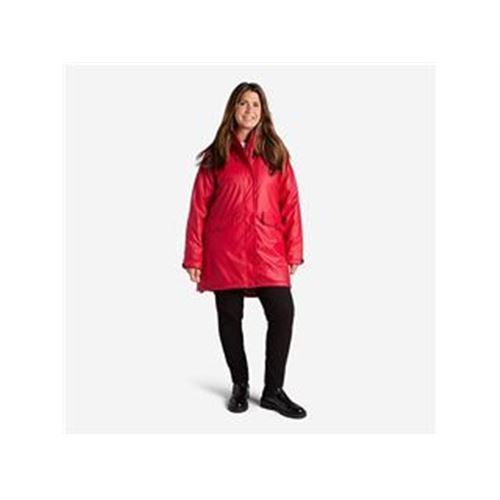 Tuxer Tammy Str. 5XL regnjakke med fór - Rød