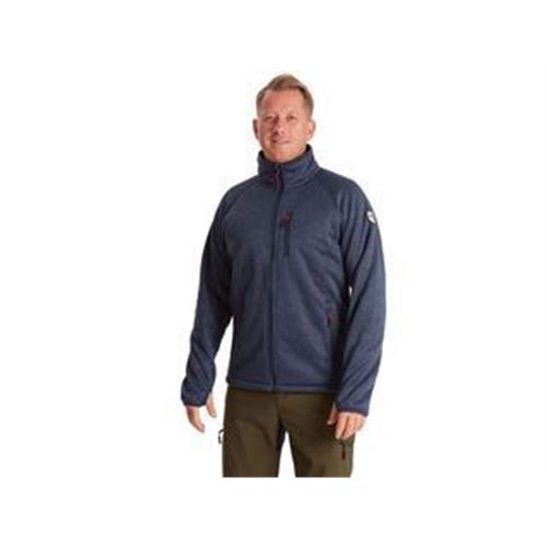 Tuxer Odie herre strikjakke med fór Str. 3XL - Navy