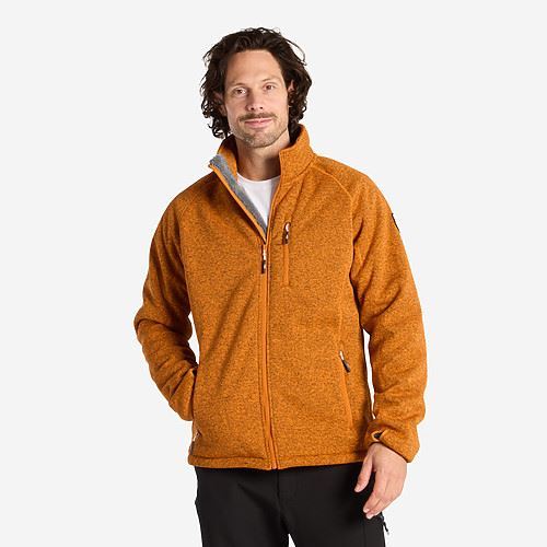 Tuxer Odie herre strikjakke med fór Str. 3XL - Desert Sun