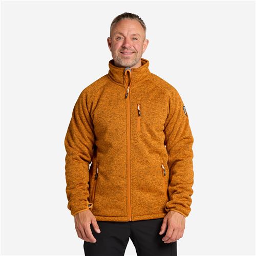 Tuxer Odie herre strikjakke med fór Str. 4XL - Desert Sun