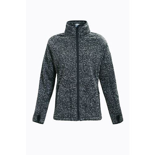 Tuxer Odie dame strikjakke med fór Str. XL -  Sort