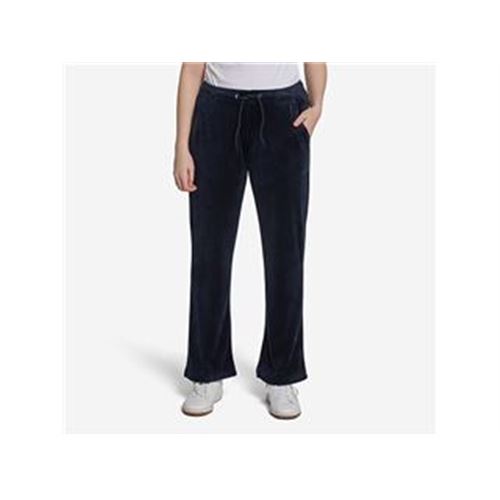 Tuxer Vanessa velourbukser Str. M - Dark Navy