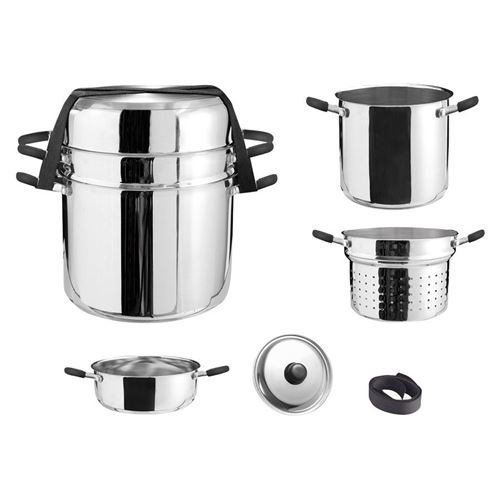 Grydesæt Academy NG5 i rustfrit stål.