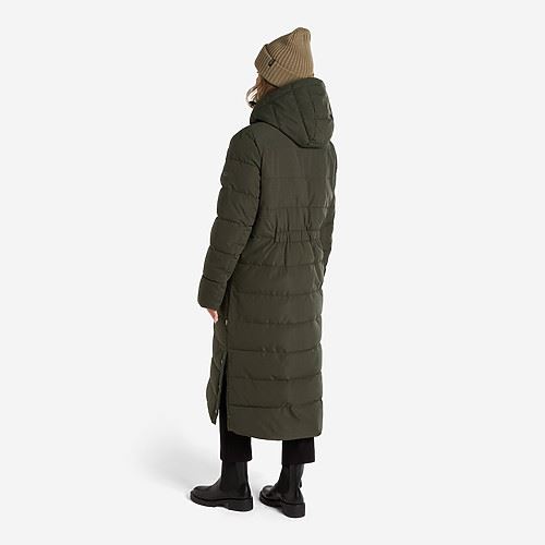 Tuxer Ellen Vind-/vandafvisende frakke - Dark Olive
