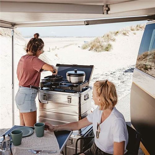 Enders Vamo mobil bageovn til gasblus, grill, kogeplader og Trangia.