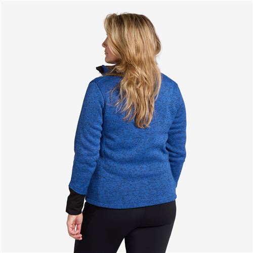 Tuxer Giselle strikjakke - Blue Quartz