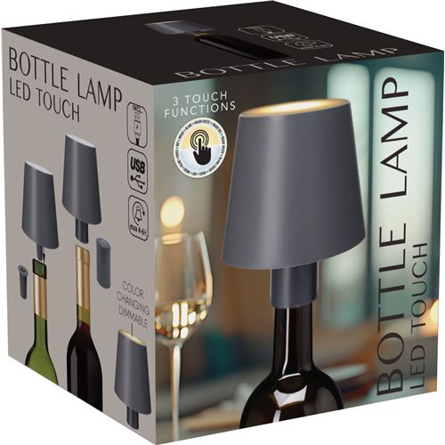 LED lampe til vinflaske