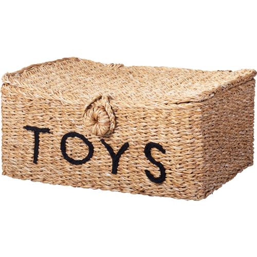 Søgræs kurv "TOYS" - Lille