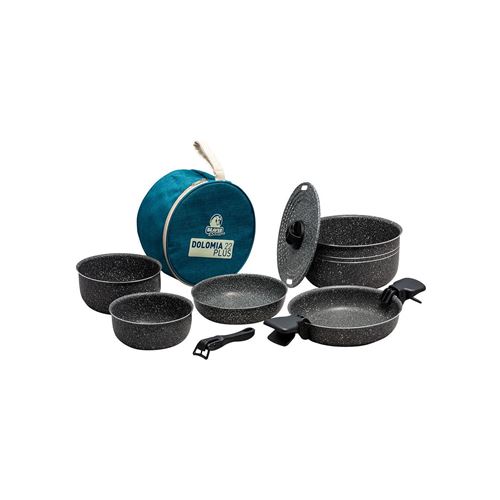 Grydesæt "Dolomia 22 Plus" – kompakt premium sæt til camping
