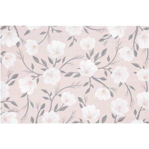 Dækkeserviet m/blomster