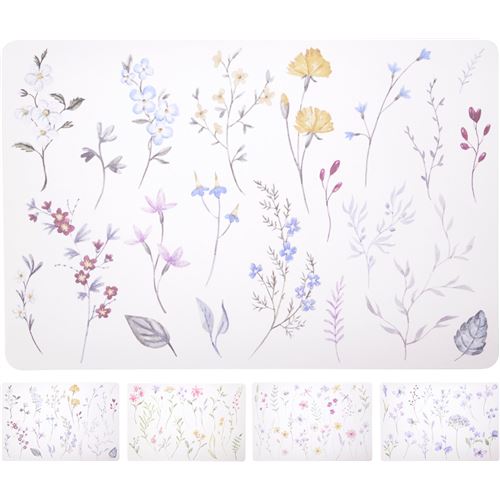 Dækkeserviet m/Korn blomster