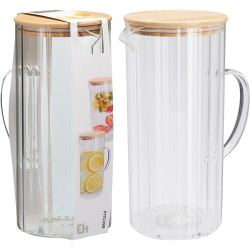 Glaskande m/bambus låg