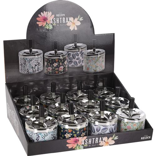 Røgfrit metal askebæger