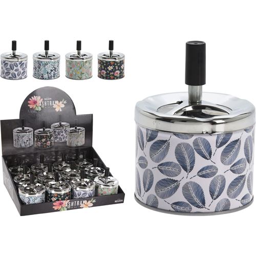 Røgfrit metal askebæger