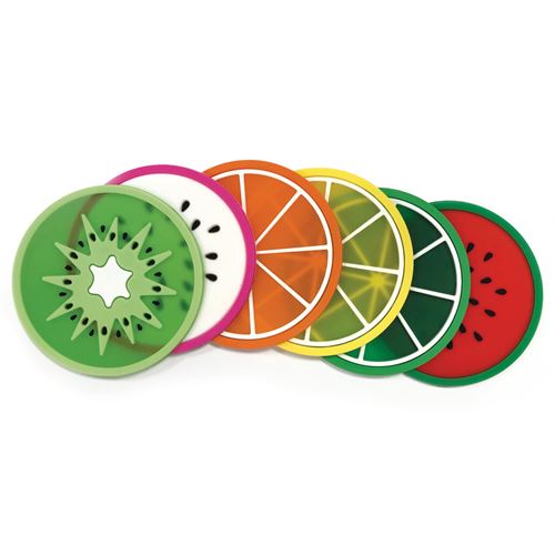 Drikkebrikker i plast 6-pak