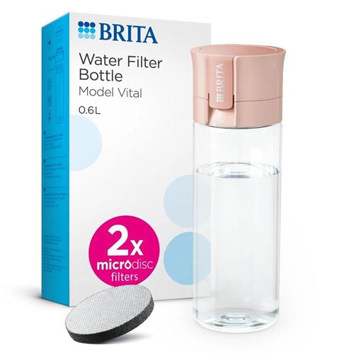 Brita vandfilter flaske - Abrikos
