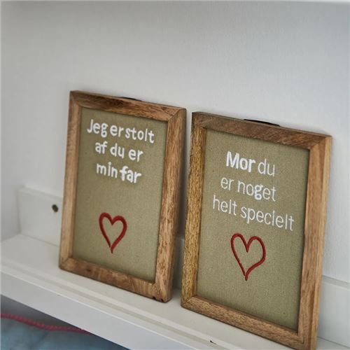 Speedtsberg billede m/broderi