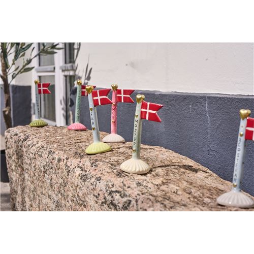 Speedtsberg Keramik Flag 14 cm. - "Moster"