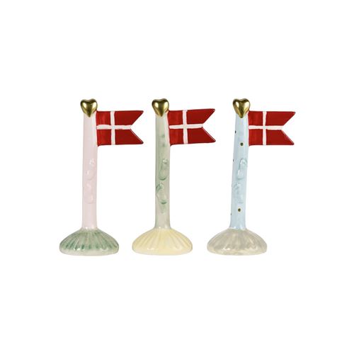 Speedtsberg Keramik Flag 14 cm. - M/babyfødder