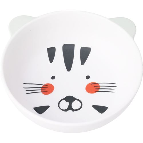 Børneskål i melamin m/dyreansigter