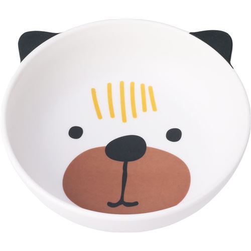 Børneskål i melamin m/dyreansigter