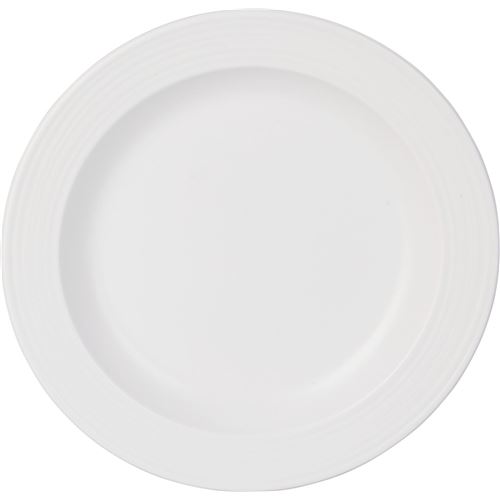 Offwhite Tallerken Ø25 i melamin