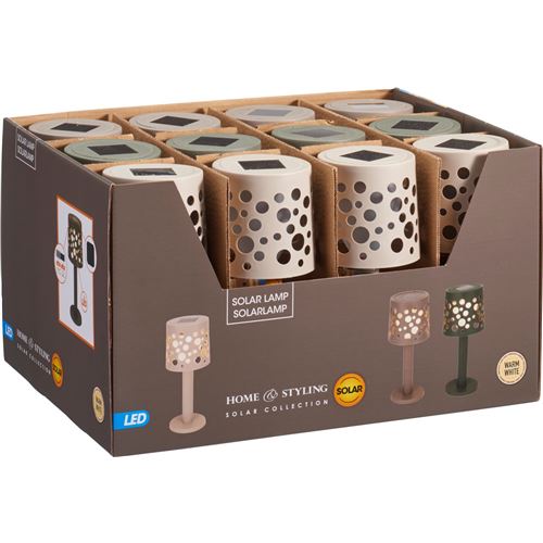 Bordlampe Solcelle H21,5