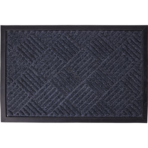 Dørmåtte Grå 60x40 m/gummi kant