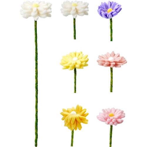 Filt Blomst på Stilk
