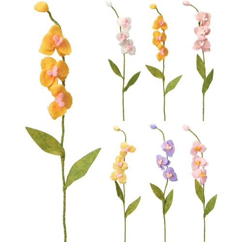 Filt Orchidé på Stilk
