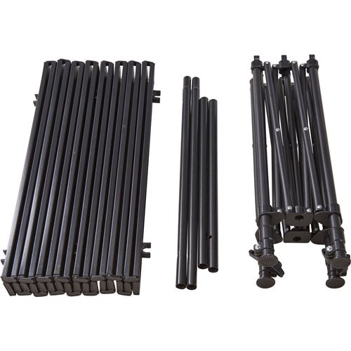 Metal lamel bord m/sakse stel