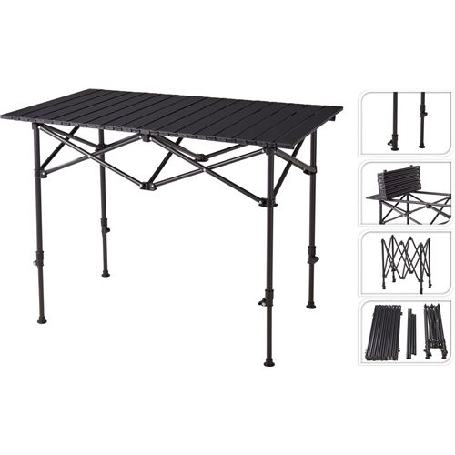 Metal lamel bord m/sakse stel